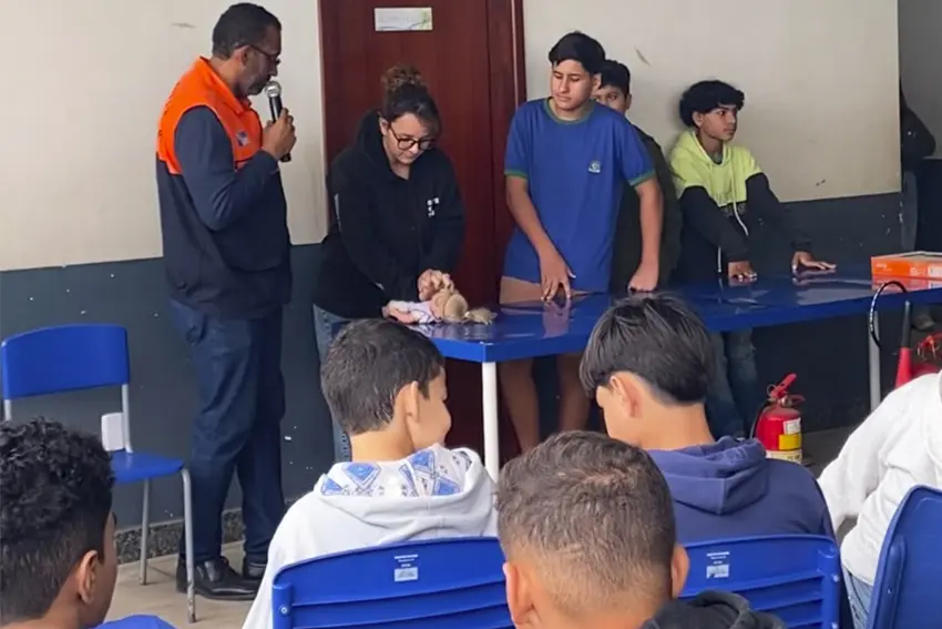 SFI: Projeto “Defesa Civil nas Escolas” conclui programação de setembro na localidade de Floresta
